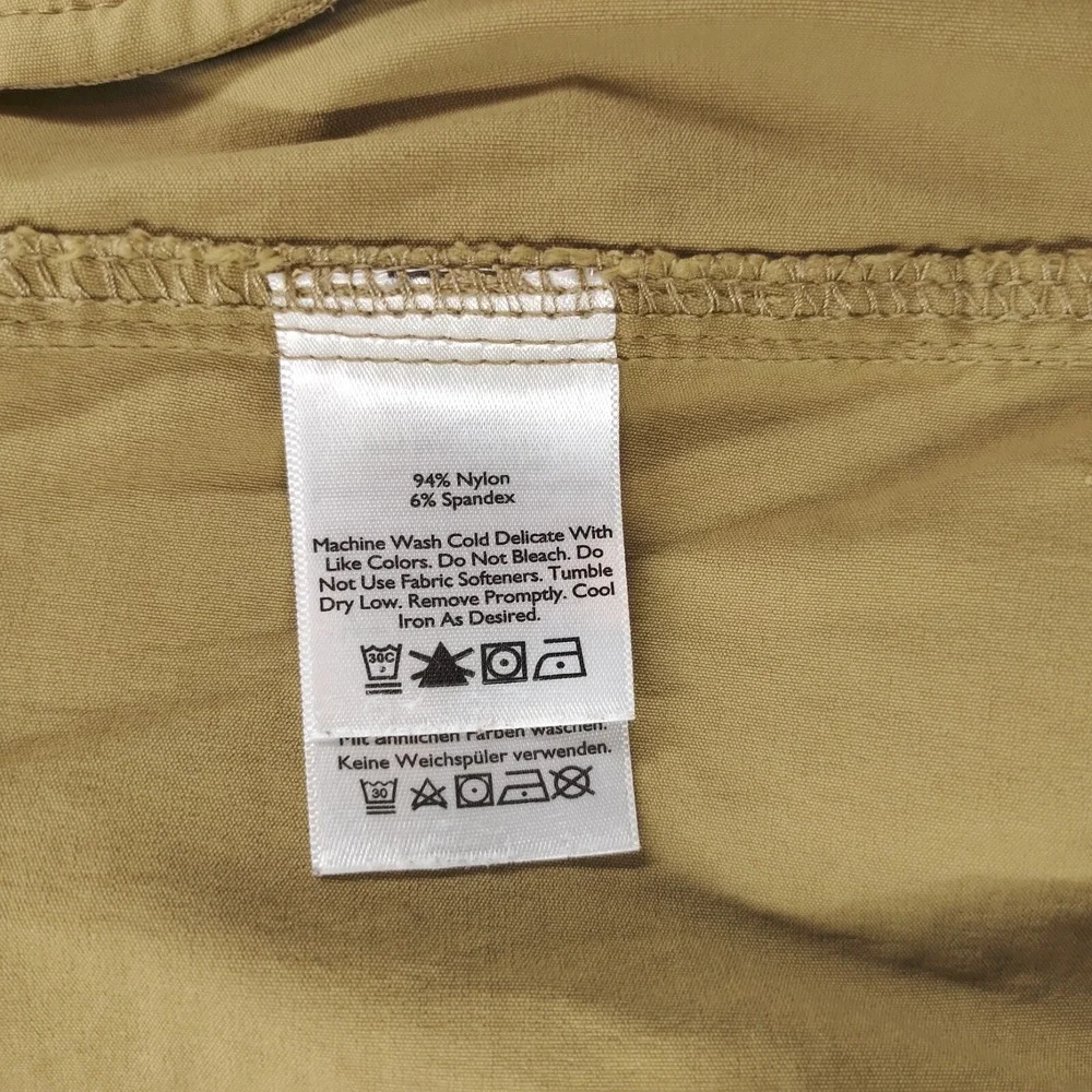 Eddie Bauer Pants Mens 33x32 Tan Travex Tech Mid-Rise Straight Leg Stretch Chino